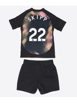 Leicester City Oliver Skipp #22 Auswärts Trikotsatz für Kinder 2024-25 Kurzarm (+ Kurze Hosen)